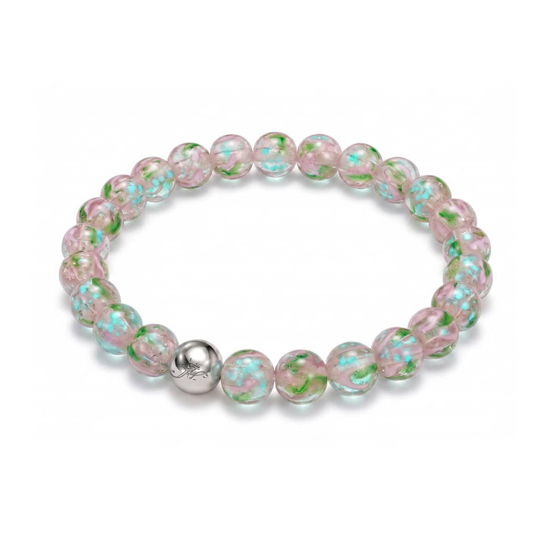 Pink | Firefly Glass Bloomswirl Bracelet