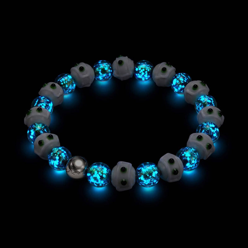 Teal Crypt | Firework Glass Mummy Bracelet