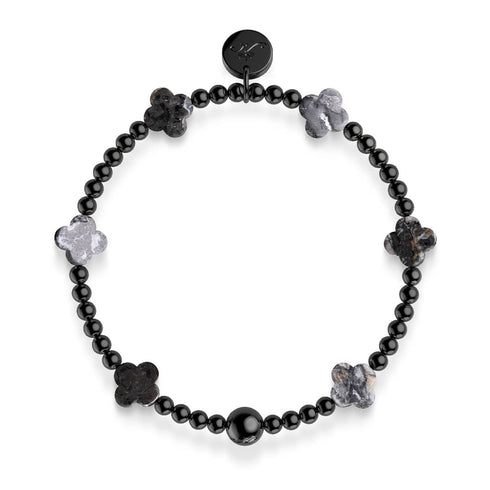 Glück im Dunkeln | Rotguss | Kleeblatt-Essenz-Armband 