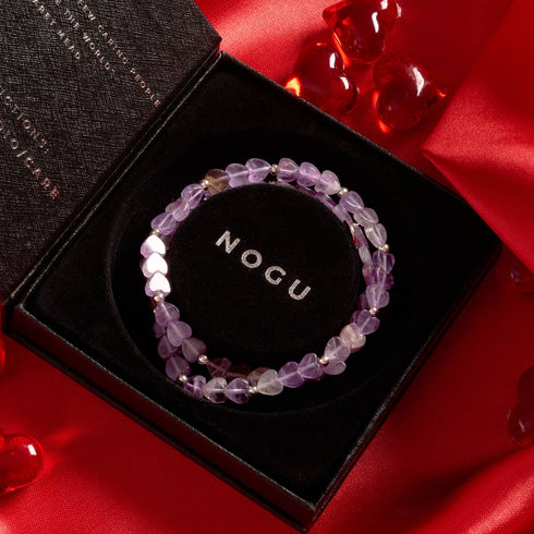 Amethyst | 925er Sterlingsilber | Herz-Wrap