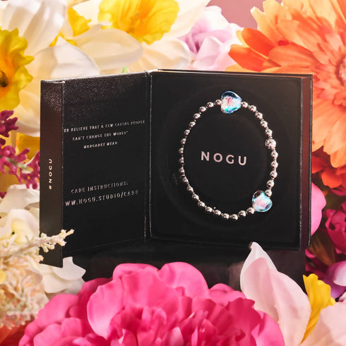 Magnolie | Leuchtendes Herzen-Essenz-Armband 