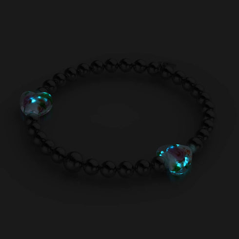 Magnolie | Leuchtendes Herzen-Essenz-Armband 