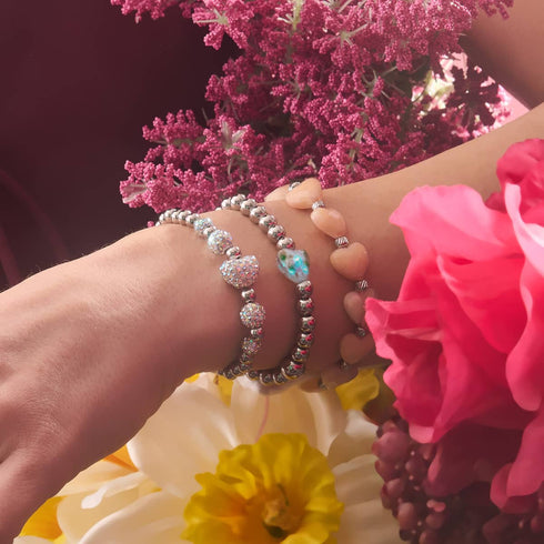 Magnolie | Leuchtendes Herzen-Essenz-Armband 