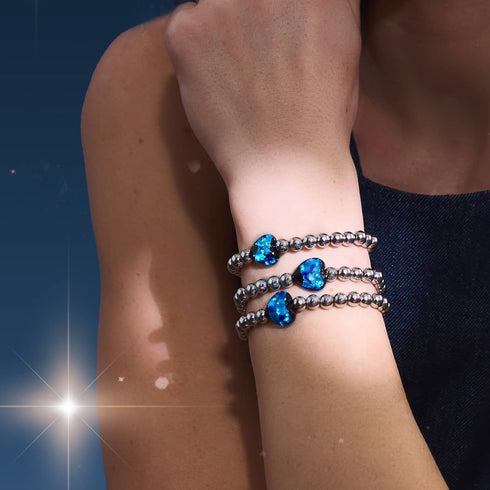Saphir | Leuchtendes Herz-Essenz-Armband 