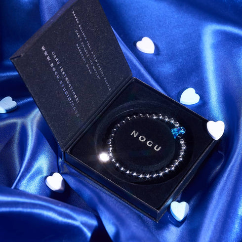 Saphir | Leuchtendes Herz-Essenz-Armband 