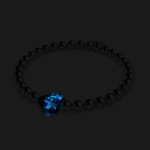 Saphir | Leuchtendes Herz-Essenz-Armband 