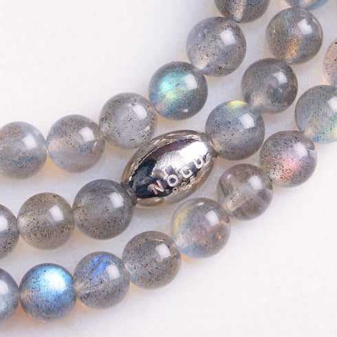 AAA Labradorit | 925er Sterlingsilber | Edelsteinarmband