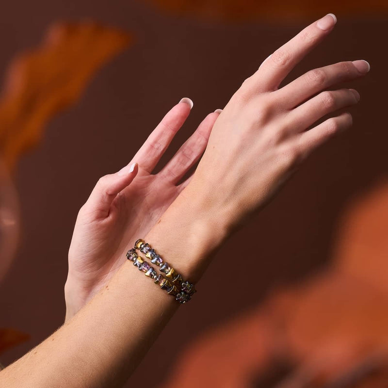 Einhorn Gold | 925 Sterling Silber | Schmetterlingswickel