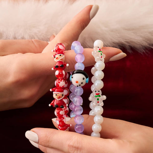 Jack Frost | Silber | Lila Selenit Armband 