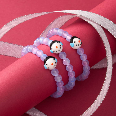 Jack Frost | Silber | Lila Selenit Armband 