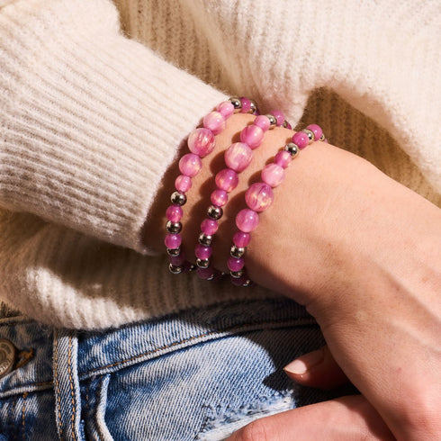Vergoldete Rose | Traumlandschaft Opal Kaskadenarmband