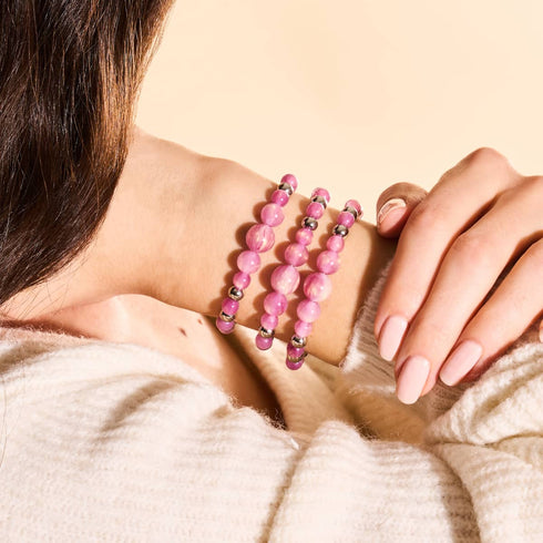 Vergoldete Rose | Traumlandschaft Opal Kaskadenarmband