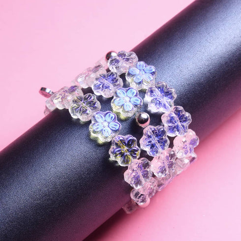 Eisblumen | Feenglas Armband