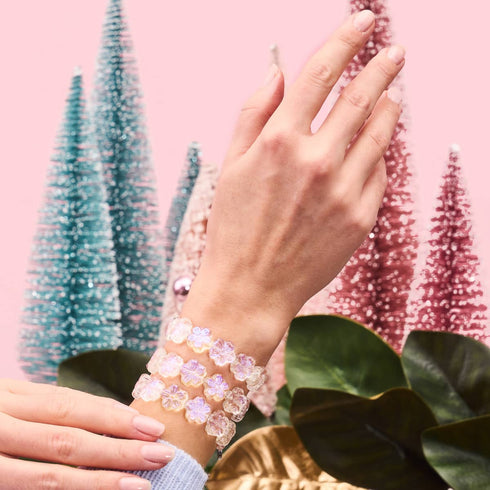 Eisblumen | Feenglas Armband