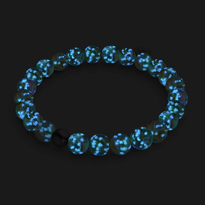 Azure Tides | Blue Sands | Firefly Glass Swirl Bracelet