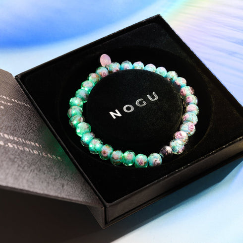 Glockenblume | Firefly Glas Diamanten Armband 