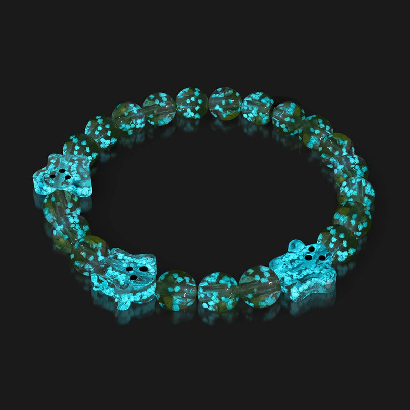 Gartengespenst | Silber | Glühwürmchen-Glasgeisterarmband 