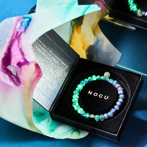 Hyazinthe | Firefly Glas Diamanten Armband 