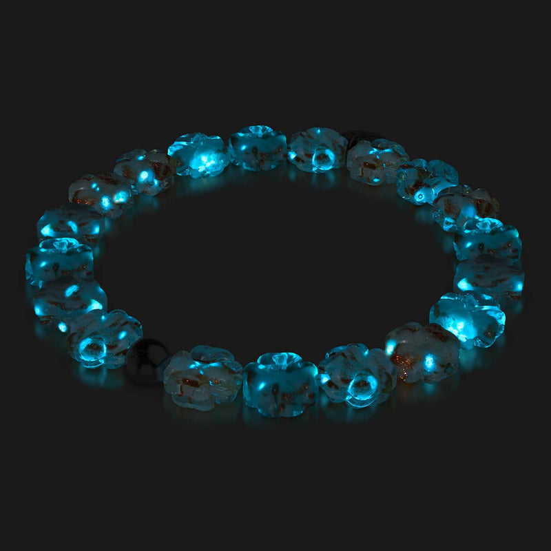 Elfenbein | Silber | Firefly Glasklee-Armband 