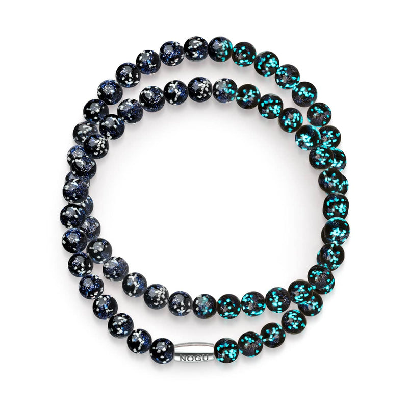 Pechschwarz | 925er Sterlingsilber | Firefly-Glasfolie