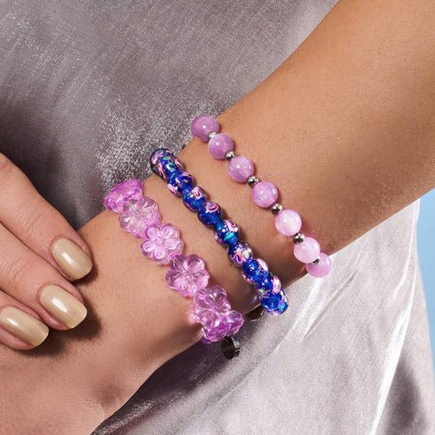Topasgarten | 925er Sterlingsilber | Firefly-Glasgarten-Armband