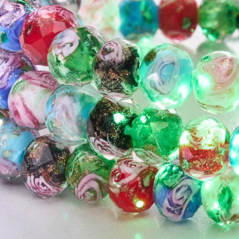 Wildblumen | Firefly Glas Diamanten Armband 