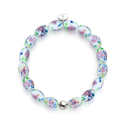 Wintergarten | 925 Sterling Silber | Firefly Glasgarten Armband