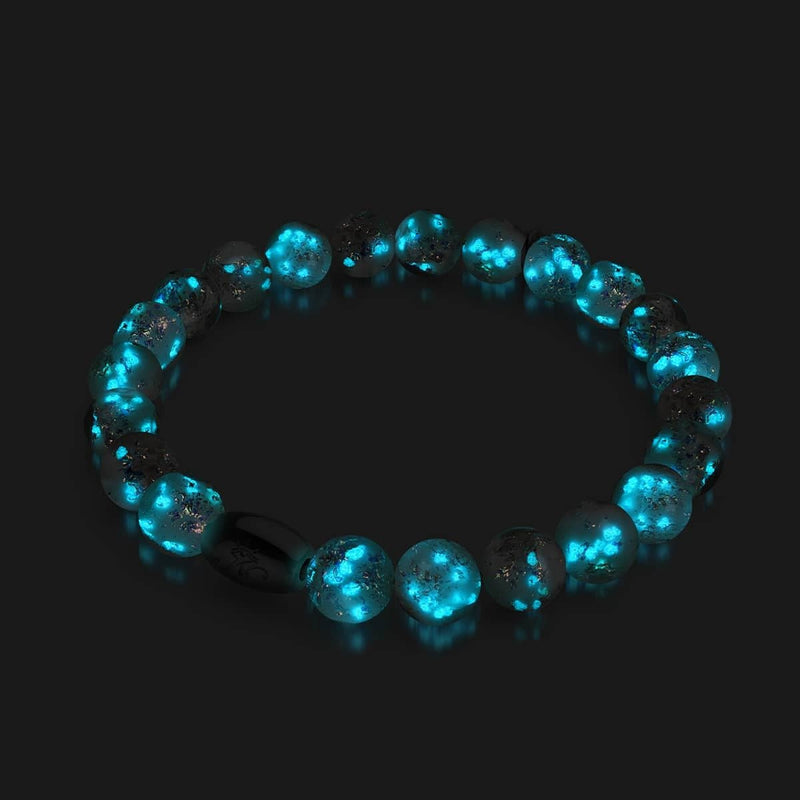 Lila Guave | 925 Sterling Silber | Feuerwerk Glasarmband