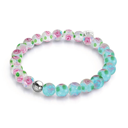 Lunafiore | Feuerwerk Glas Garten Armband