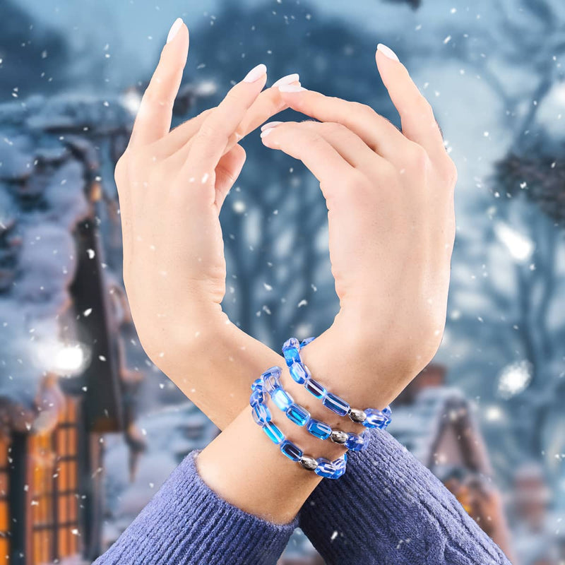 Saphir-Supernova | 925er Sterlingsilber | Galaxie-Glaskieselarmband 