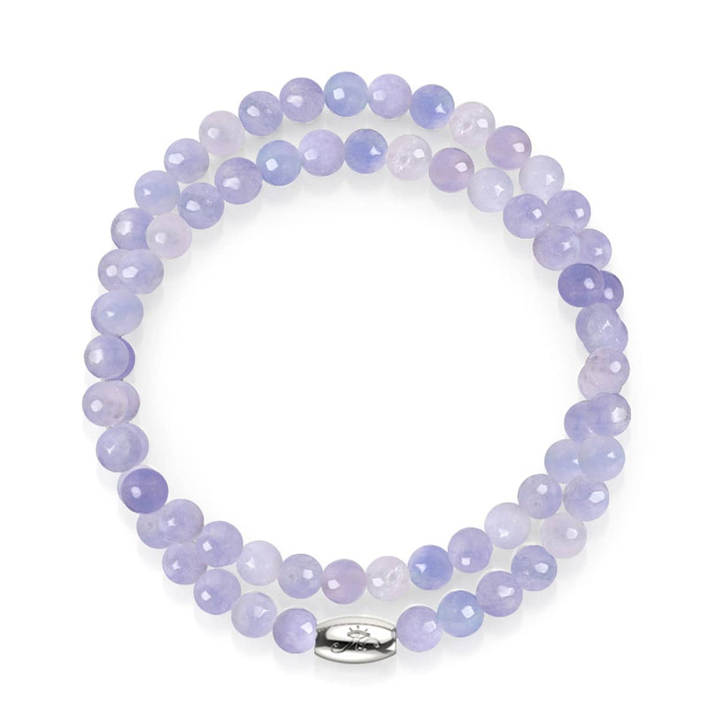 Gletscherblaue Jade | Silber | Edelstein-Wrap