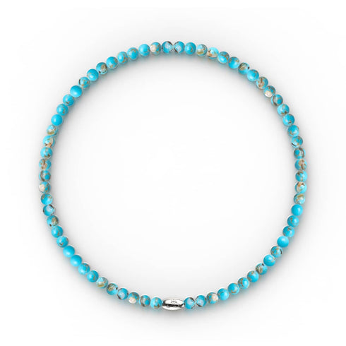 Aqua | Silber | Vergoldetes Türkis-Edelstein-Wrap