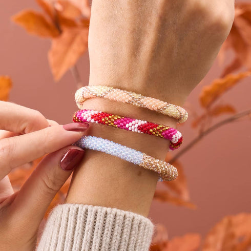Helena von Troja | Himalaya-Glasperlenarmband