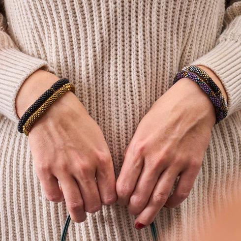 Nordstern | Himalaya-Glasperlenarmband