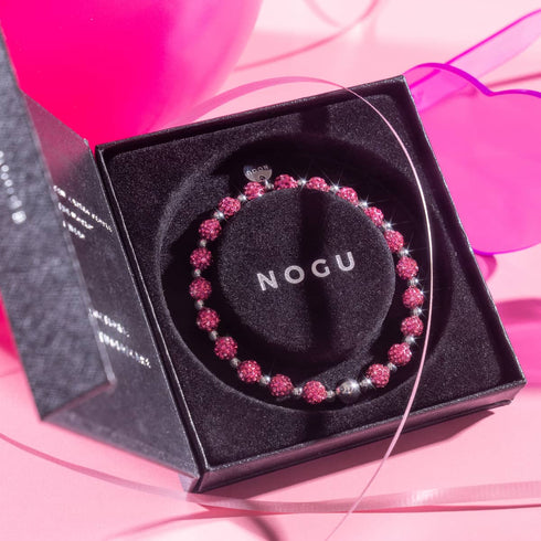 Flamingo Funkeln | Kristall Kikiballa Armband 