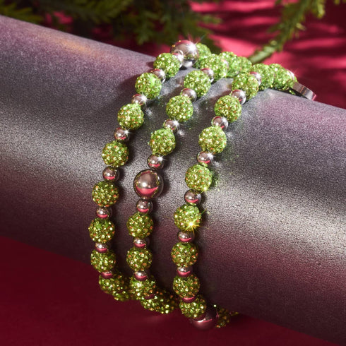 Palmengrün | Kristall Kikiballa Armband