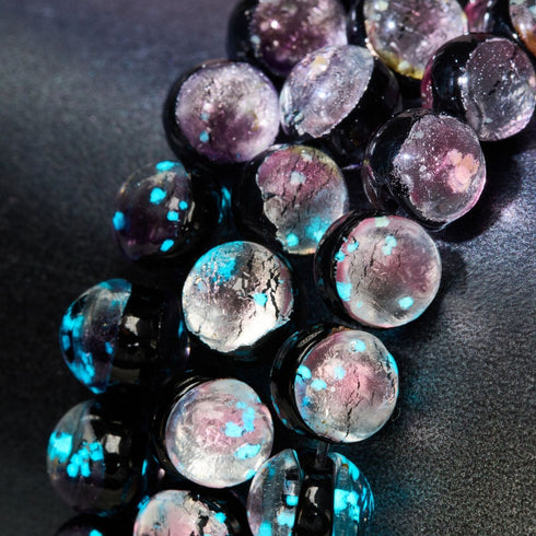 Rosa Mond | 925 Sterling Silber | Mondglas Armband