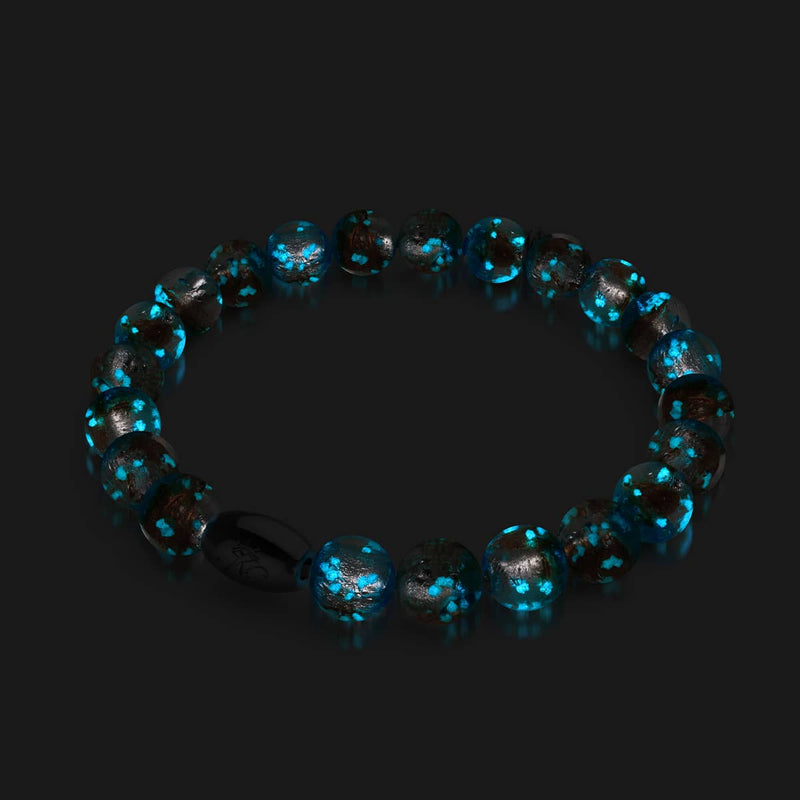 Ultramariner Horizont | 925er Sterlingsilber | Mondglasarmband