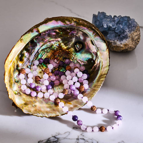 Namaste | Edelstein Rudraksha | Mala spirituelle Packung
