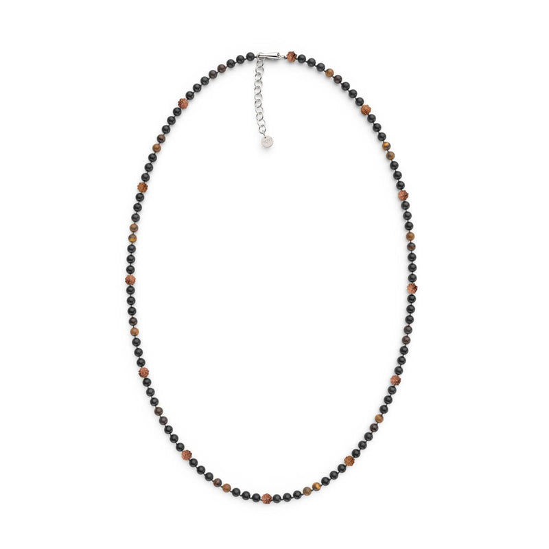 Schamane | Edelstein-Rudraksha | Spirituelles Mala-Wickeltuch