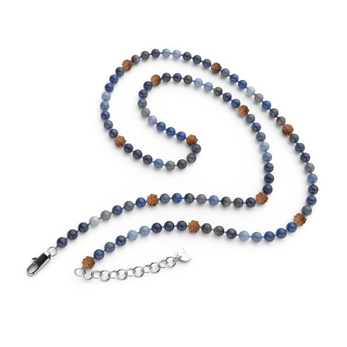 Tao | Edelstein Rudraksha | Spirituelles Mala-Wickeltuch