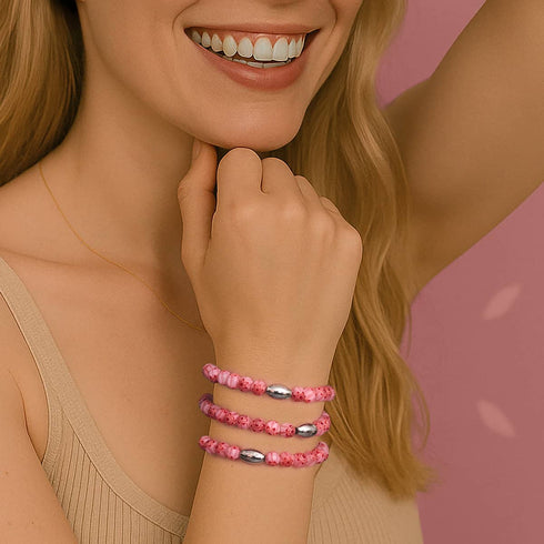 Dolce Amore | .925 Sterling Silber | Millefiori-Armband