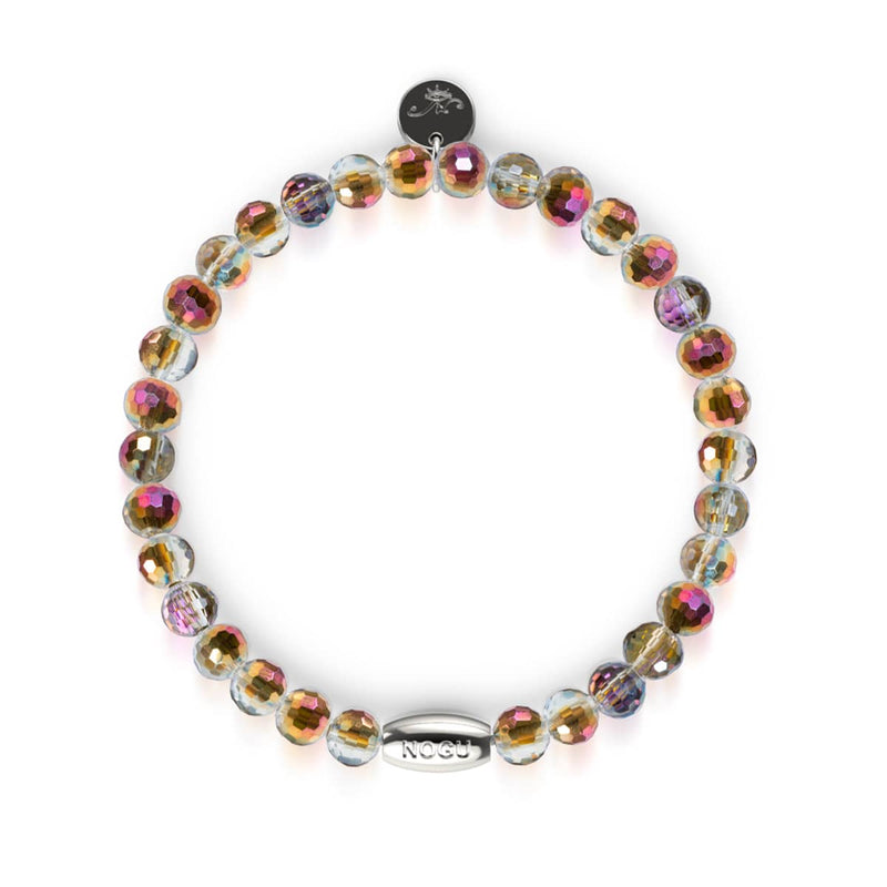 Haselnussbraun | Facettiertes Prisma-Armband