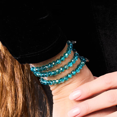 Ozean | Facettiertes Prisma Armband