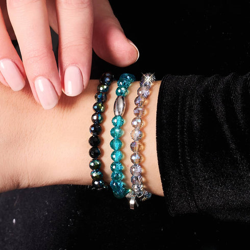 Schiefer | Facettiertes Prisma-Armband