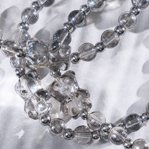 Kohlenstoff | Schimmerbär-Armband | Argent x Silber