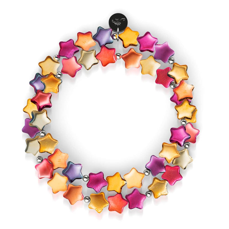 Scharlachroter Sternenstaub | 925er Sterlingsilber | Sternenwickel