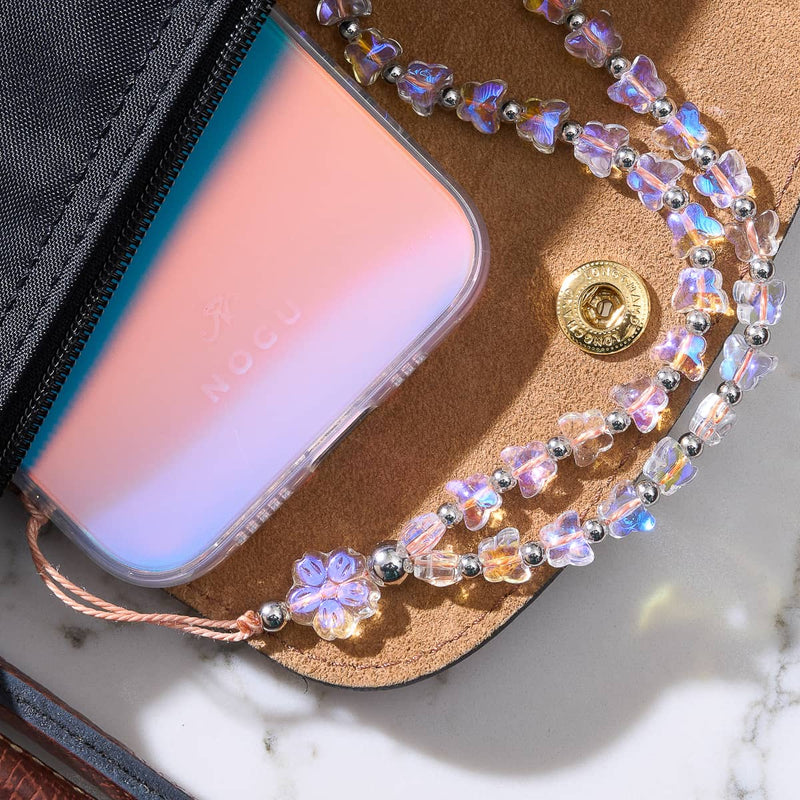 Morgentau | Schmetterlingsglas | Handyanhänger