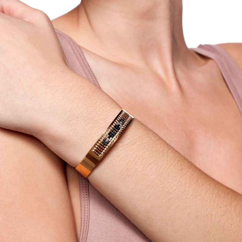 Sanfte Hügel | 18 Karat Gold | Boho Armreif