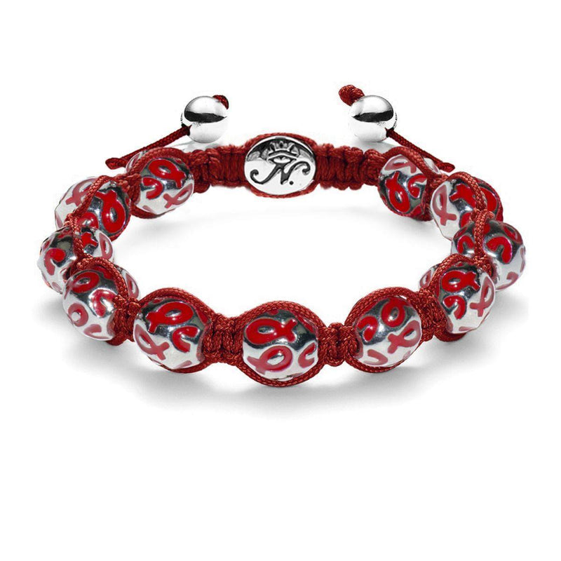 Charmballa mit rotem Band